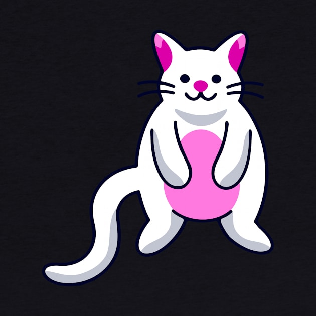 Funny Cat Cartoon Cute Kitten Pet by Foxxy Merch
